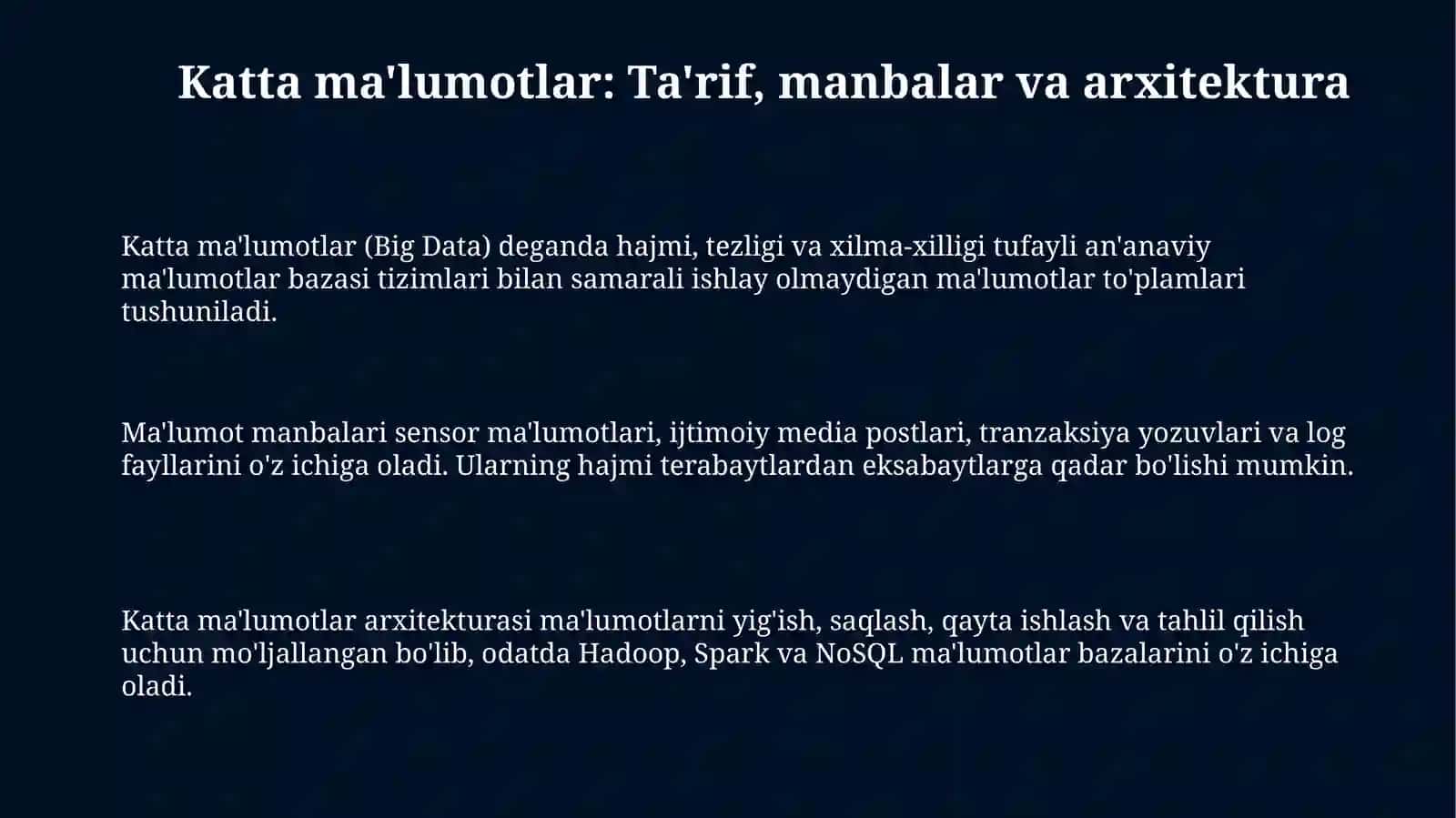 Big data 3