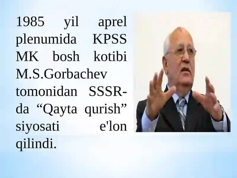 MUSTAQILLIKKA ERISHISH ARAFASIDA O‘ZBEKISTONDAGI IJTIMOIY-SIYOSIY JARAYONLAR 3