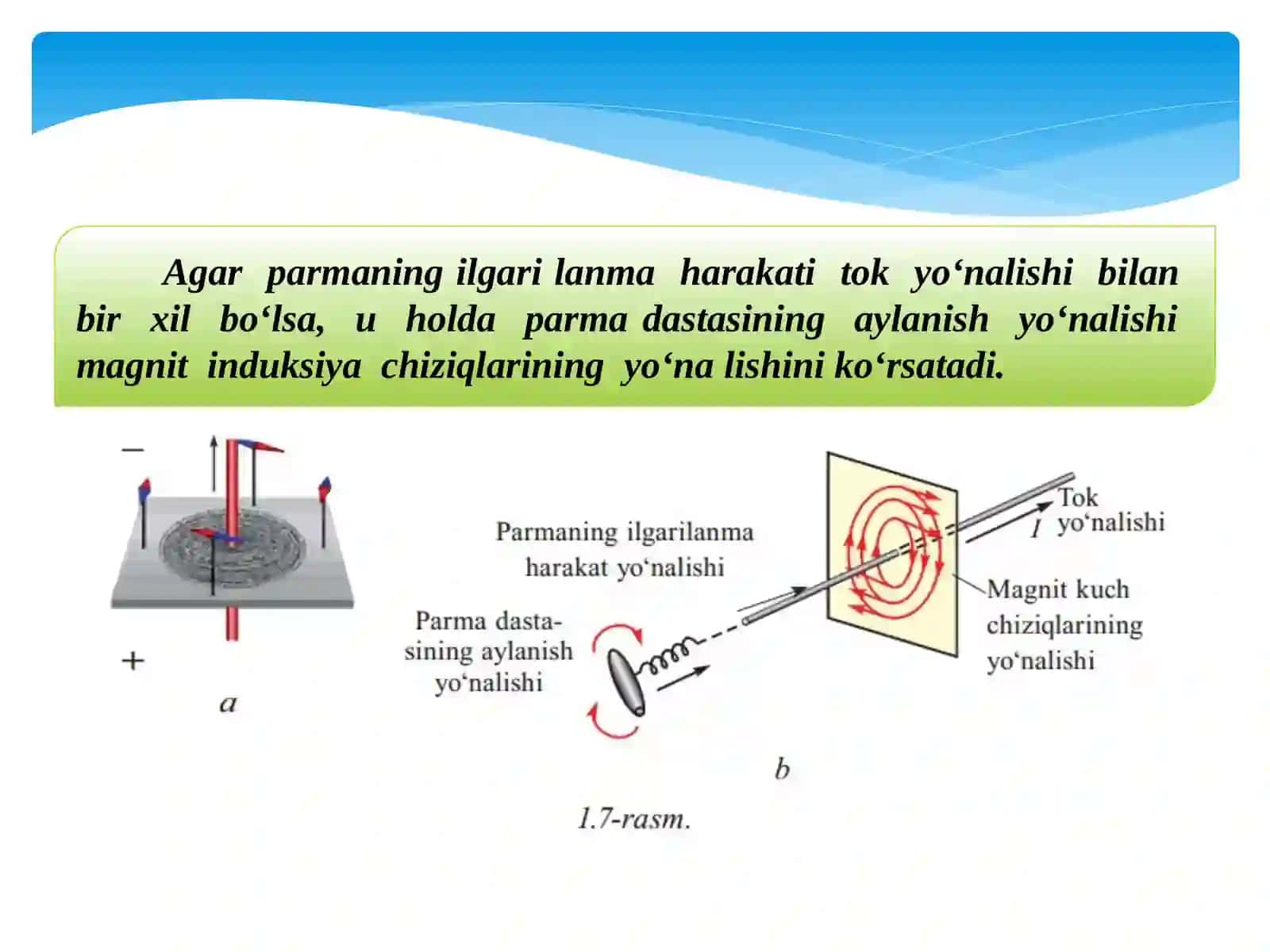 TOKLI TO’G’RI O’TKAZGICHNING, HALQA VA G’ALTAKNING MAGNIT MAYDONI 3