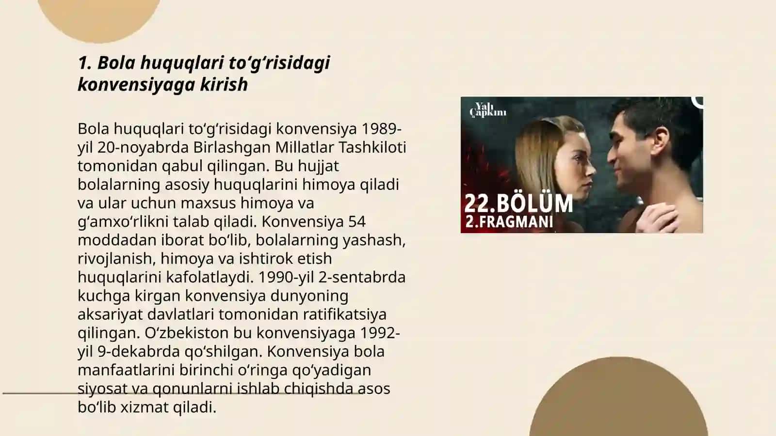 BMT ning "Bola huquqlari toʻgʻrisidagi konvensiyasi 3