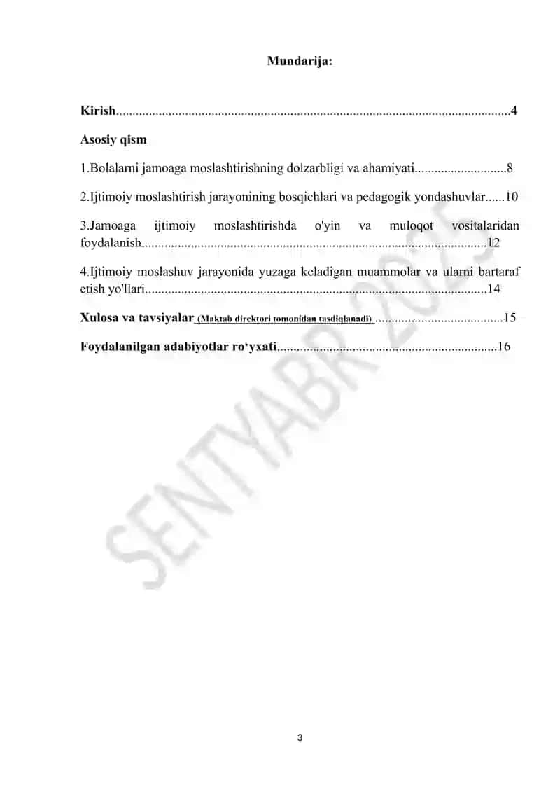 Maktabgacha ta'lim tashkilotlarida bolalarni jamoaga moslashtirish 3