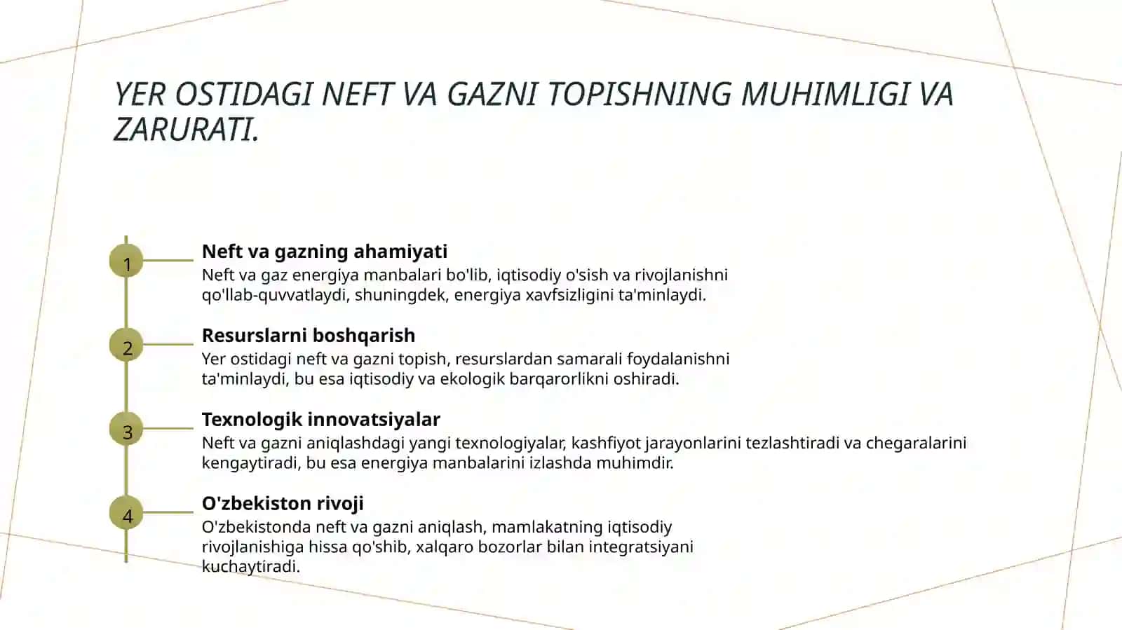 Yer bagʻrida neft gazining borligini bashoratlash usullari 3