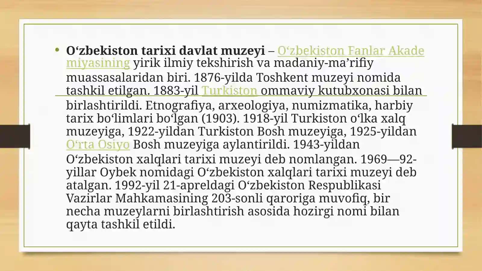 Oʻzbekiston tarixi davlat muzeyi 3