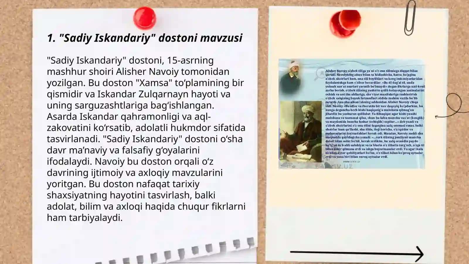 Sadiy Iskandariy dostoni 3