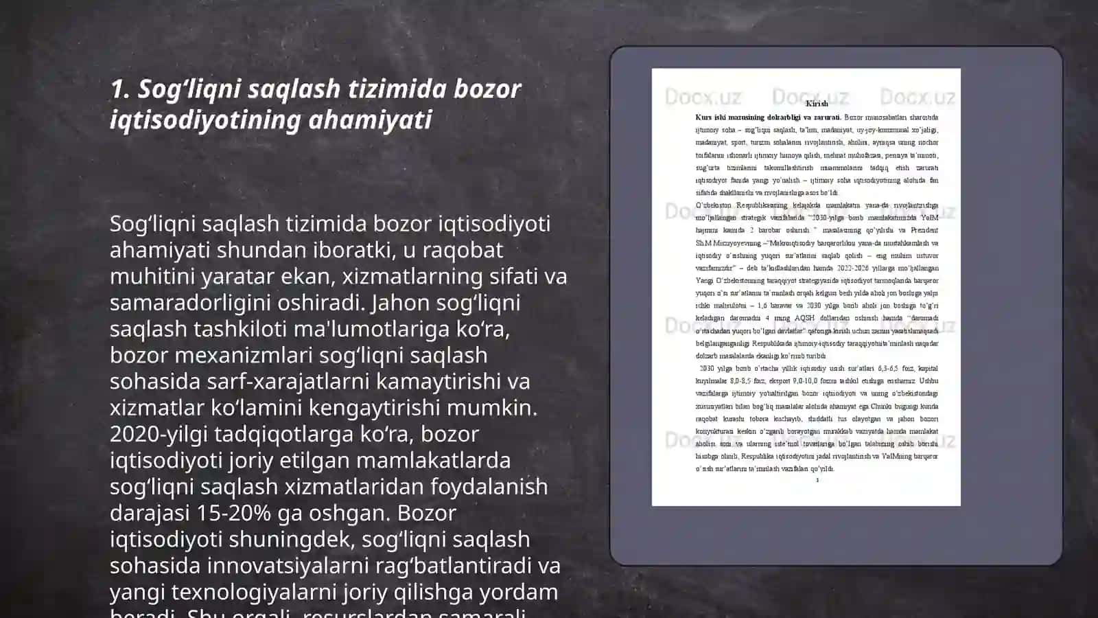 Sog'liqni saqlashda bozor iqtisodiyoti va menejmenti 3