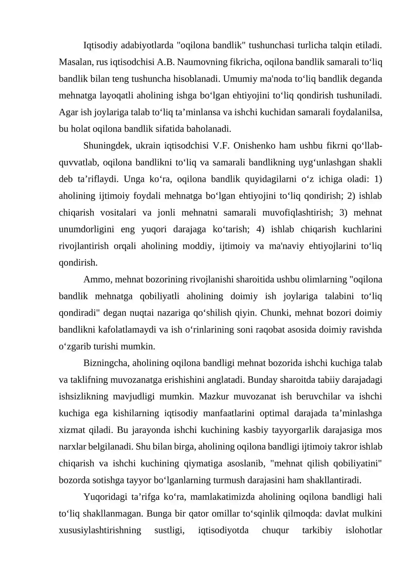 Aholining ish bilan oqilona bandligi 3