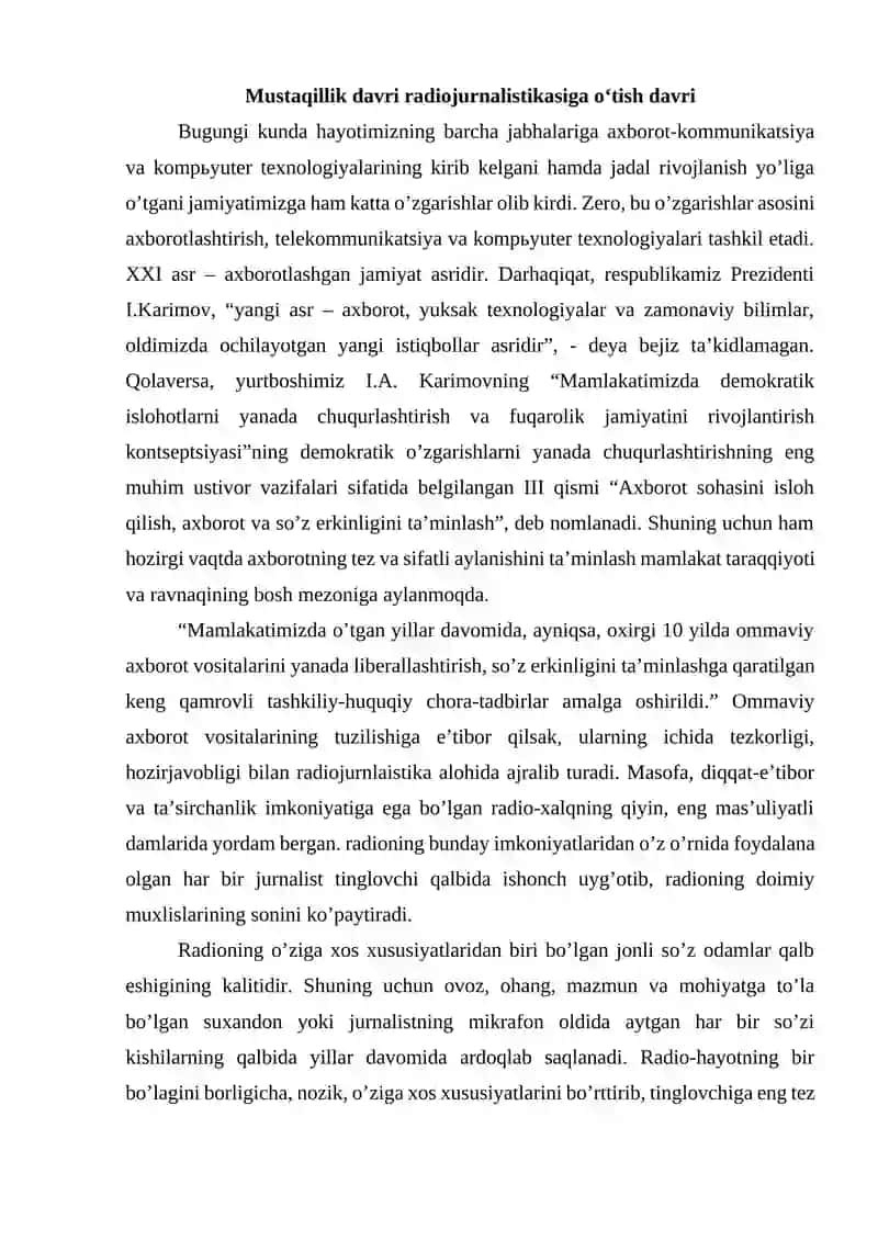 DAVLAT VA NODAVLAT RADIOSTANSIYALAR FAOLIYATI 3