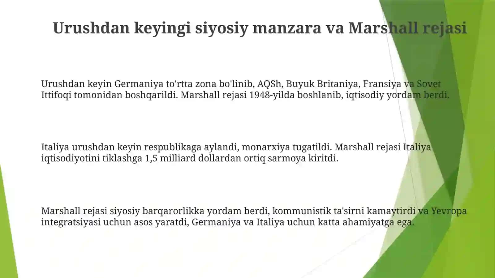 Marshall rejasi 3