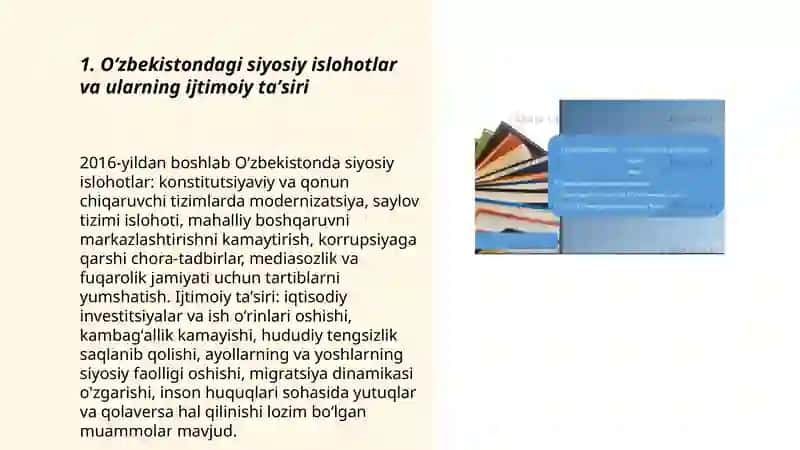 Oʻzbekistondagi ijtimoiy-siyosiy vaziyatlar 3