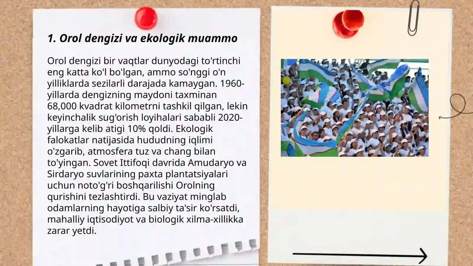 Orol dengizi va ekologik muammo 3