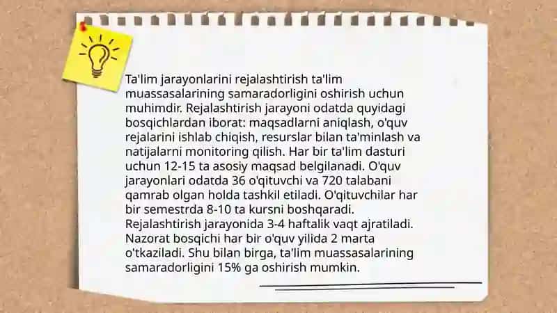 Pedagogik amaliyot 3