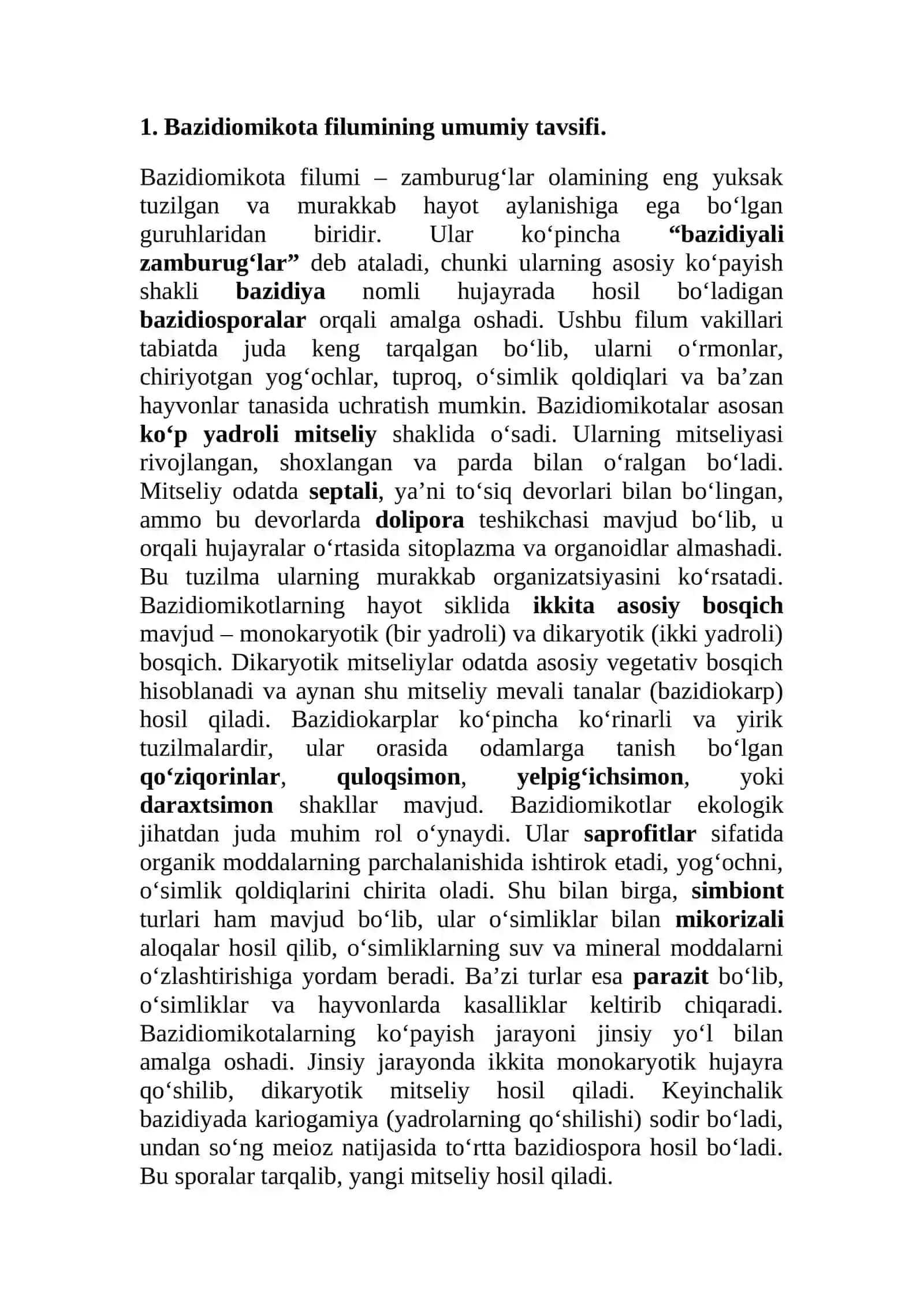Bazidiomikota filumi, Qorakuya zamburug‘lari tartibining vakillari 3