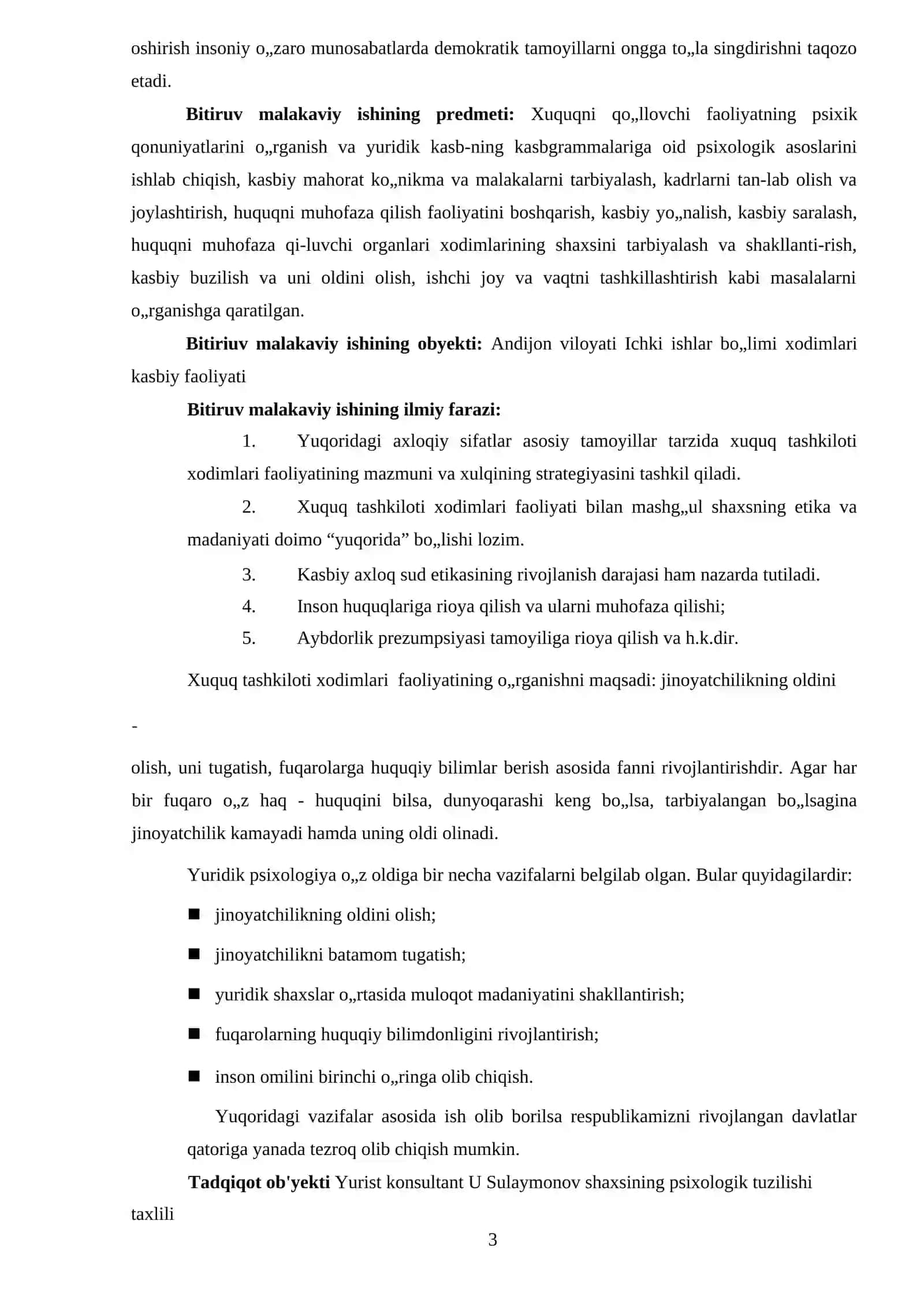 Yuridik tashkilot xodimlari shaxsining psixologik tuzilishi 3