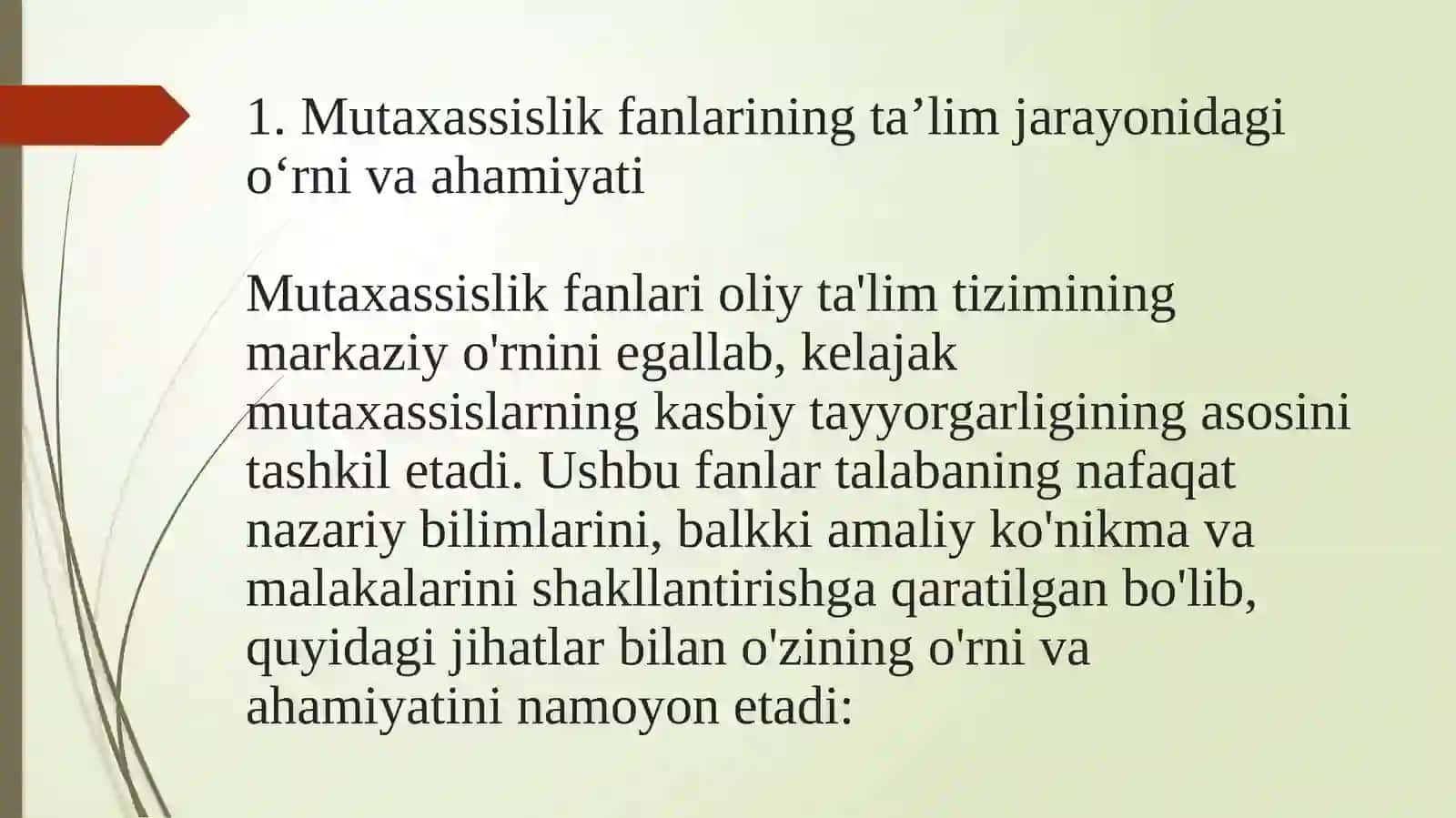 Magistratura Mutaxassisligi Maxsusfanlarnio'qitishmetodikasi 3