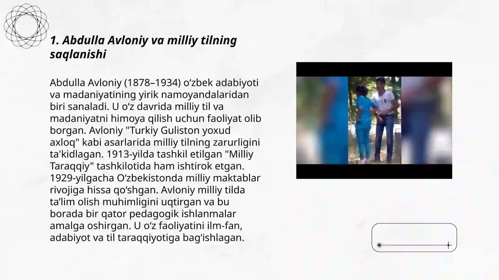 Abdulla Avloniy milliy tilning saqlash xaqida 3