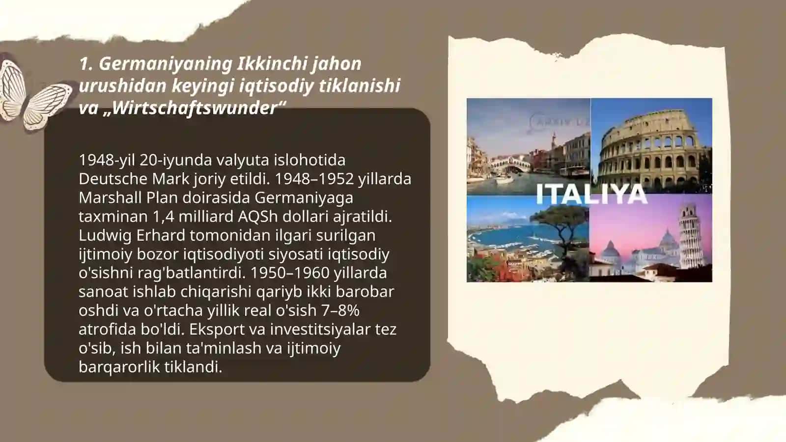 Germaniya va Italiya: magʻlubiyatdan keyingi taraqqiyot 3
