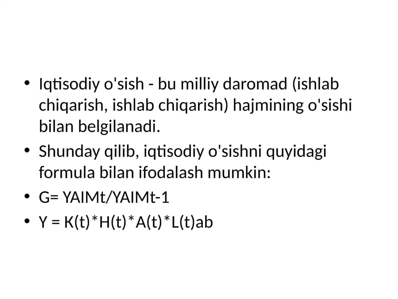 Iqtisodiyo’sishninghozirgi zamon nazariyalari 3