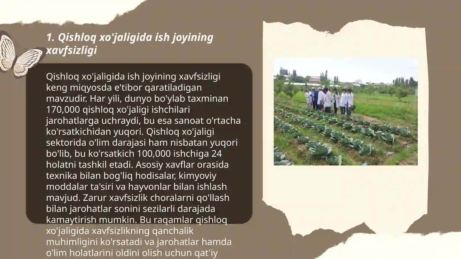 Qishloq xo'jaligida mehnat muhofazasi 3