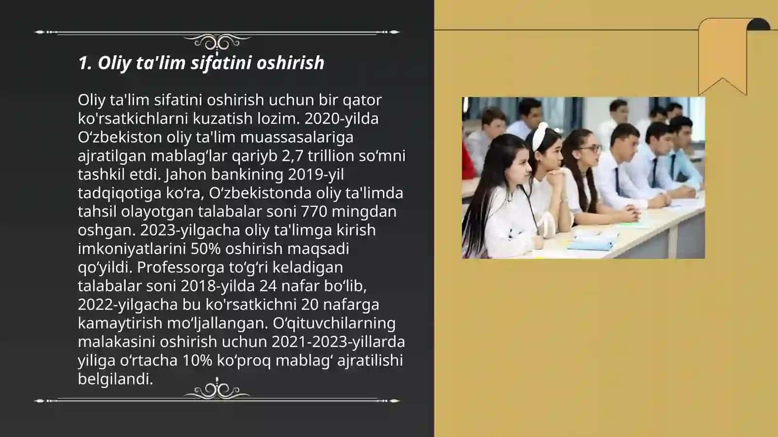 O‘zbekiston Respublikasi Oliy ta‘lim tizimi ravnaqi 3