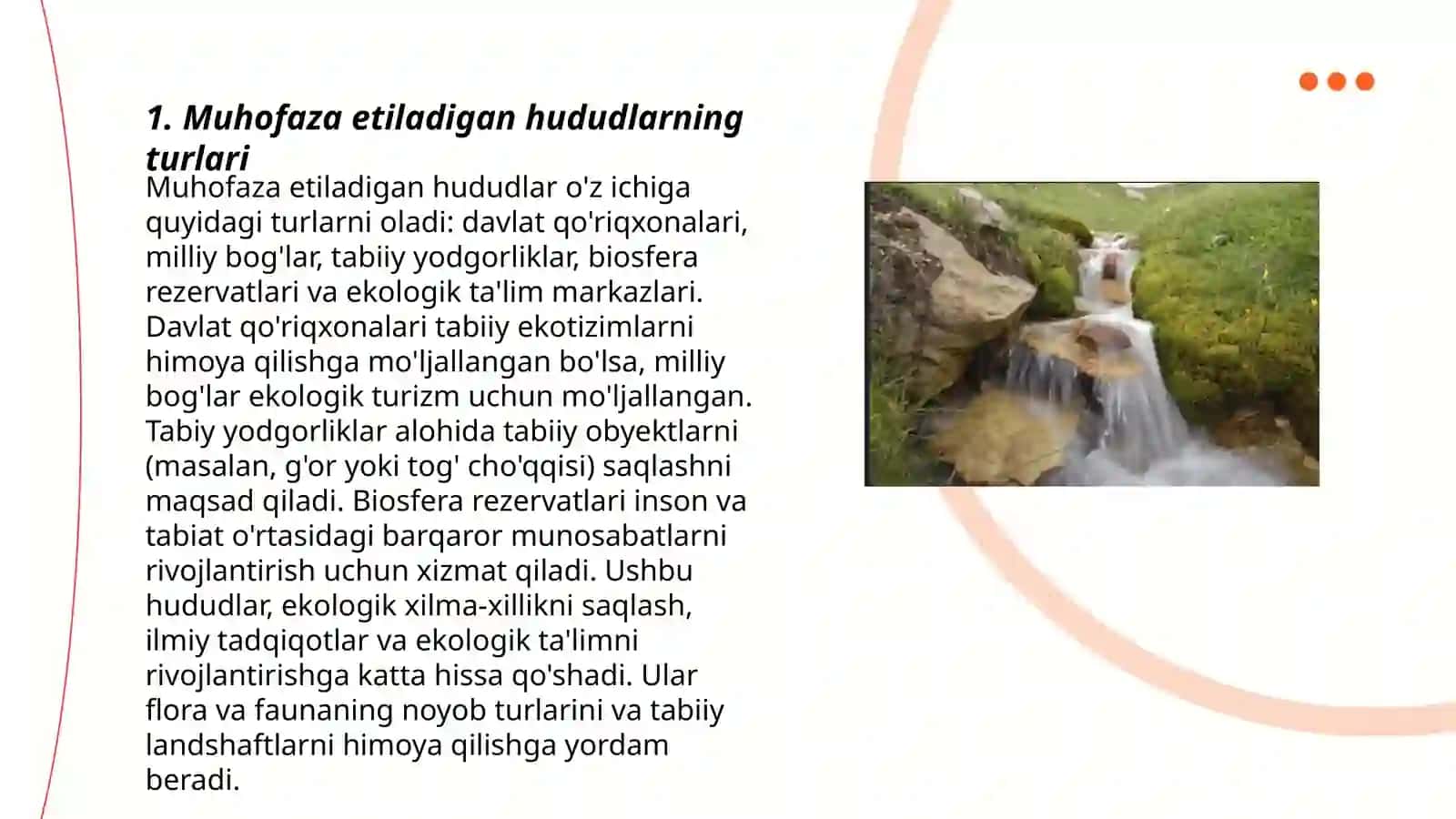 Landshaftlarni optimallashtirishda muhofaza etiladigan hududlarni jamiyatini baholash 3