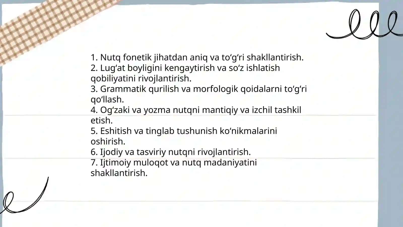Bolalarni nutqini oʻstirishning maqsad va vazifalari 3
