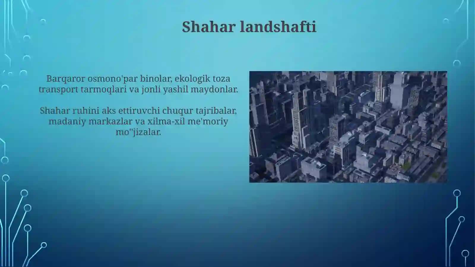 Istiqboldagimeningshahrimmavzusida 3
