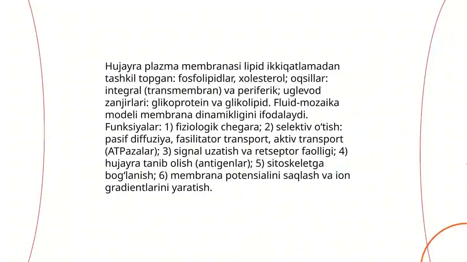 Hujayra tuzilishi.Hujayra nazariyasi.Odam va hayvonlar xromosomalarining morfofunksional xarakteristikasi 3