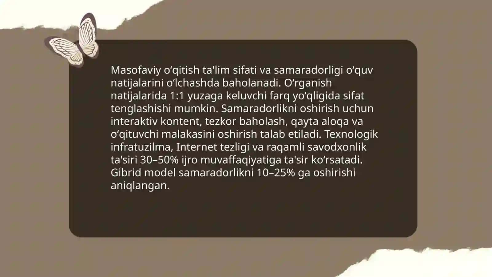 Masofaviy oʻqitishning dolzarbligi 3