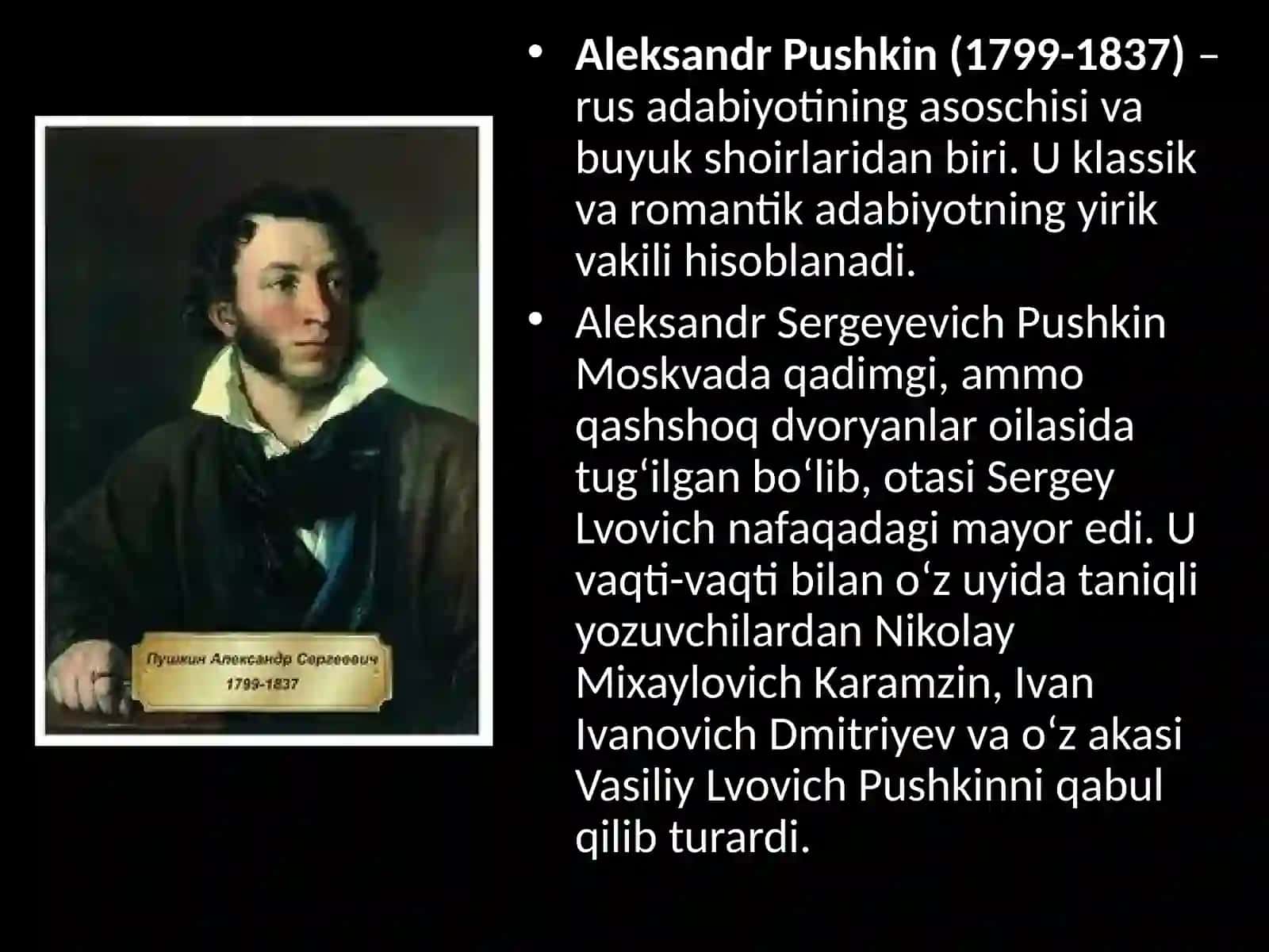 Pushkinning “Yevgeniy Onegin” she`riy romanida muhabbat motivlari 3