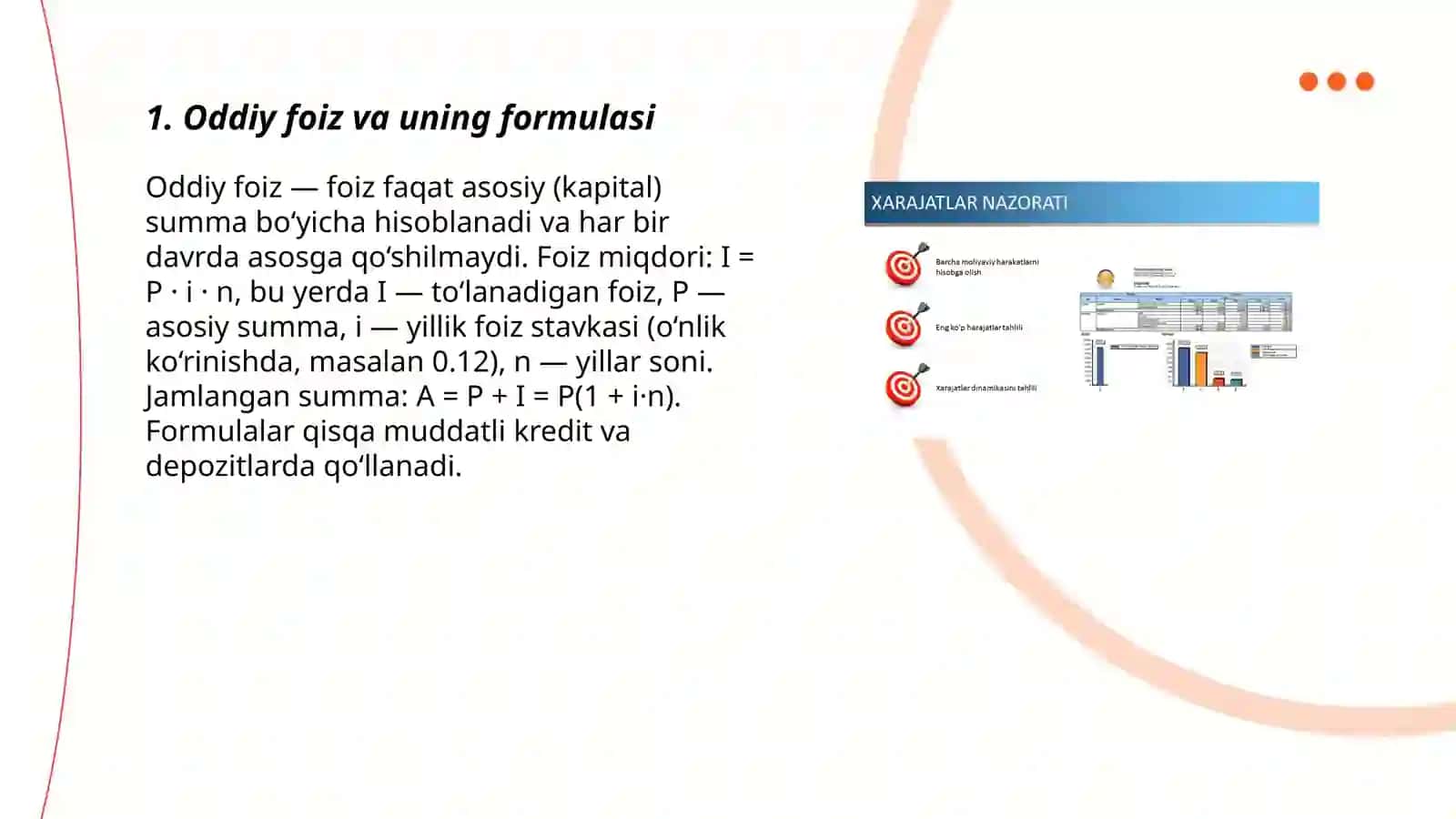 Foiz stavkalari va uni hisoblash usullari 3