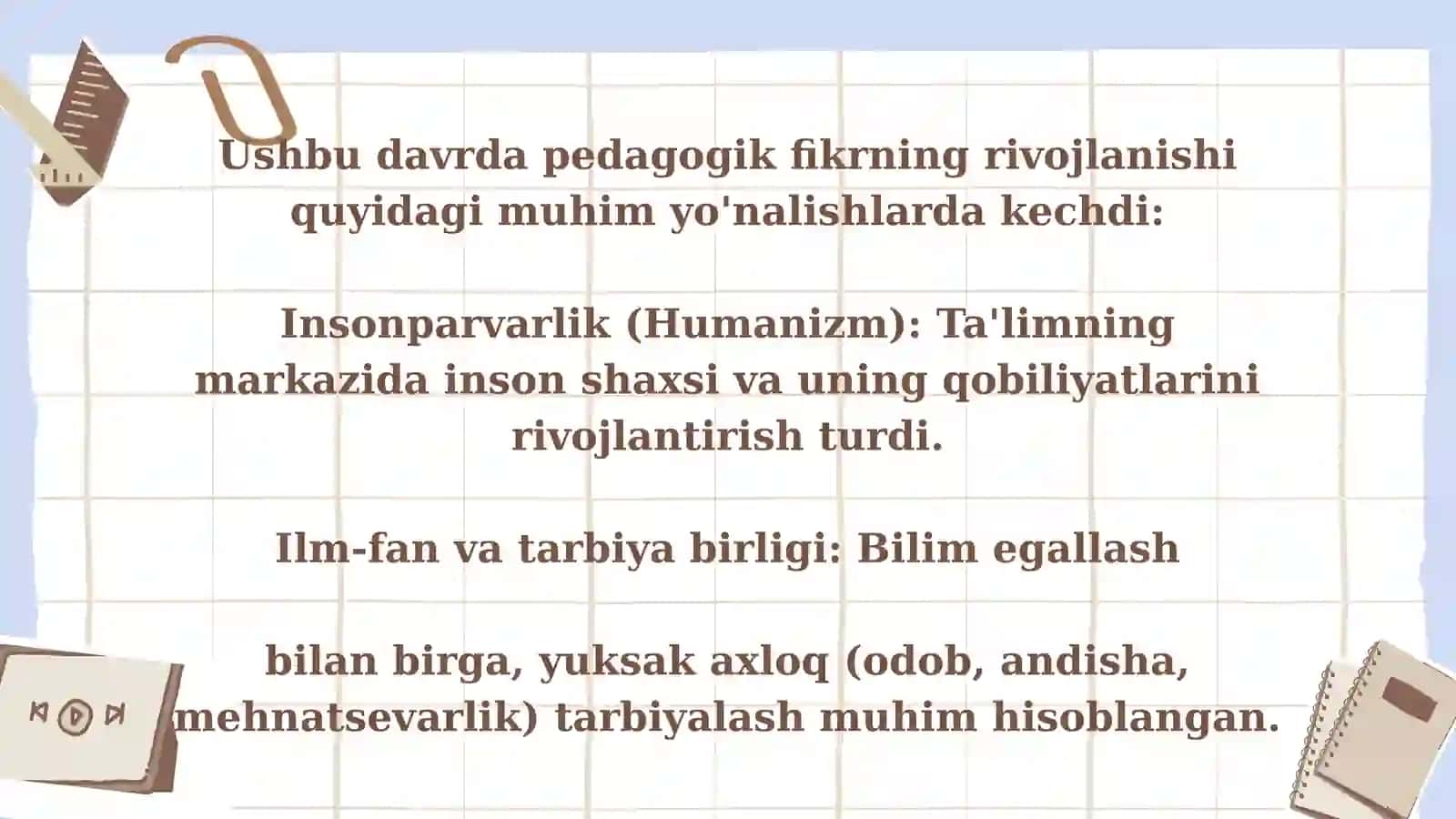 Sharq Uyg‘onish davrida pedagogik fikrlarning rivojlanishi 3