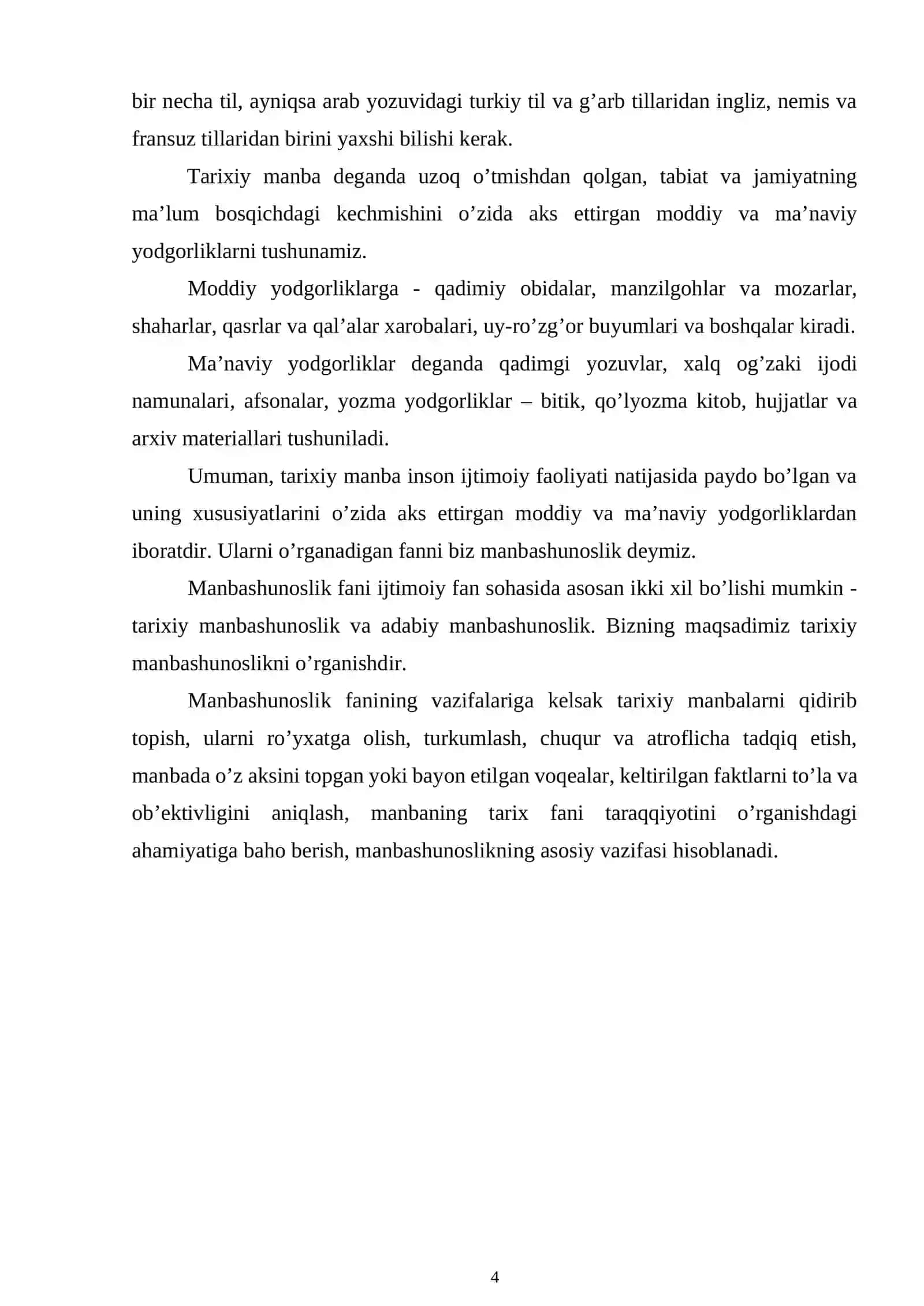 Qadimgi turkiy manbalar ilk o’rta asrlar O’rta Osiyo tarixiga oid manba sifatida 3