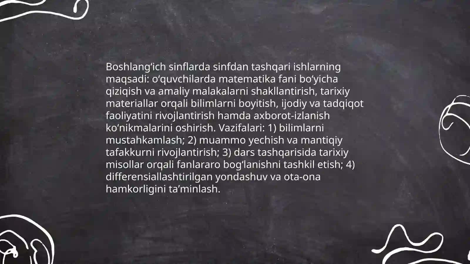 Boshlangʻich sinflarda sinfdan tashqari ishlarning xususiyatlari 3