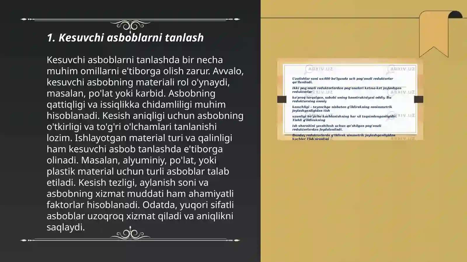 "Plita" detallarining zagatovkalariga mexanik ishlov berish texnologik jarayonlarni loyihalash 3