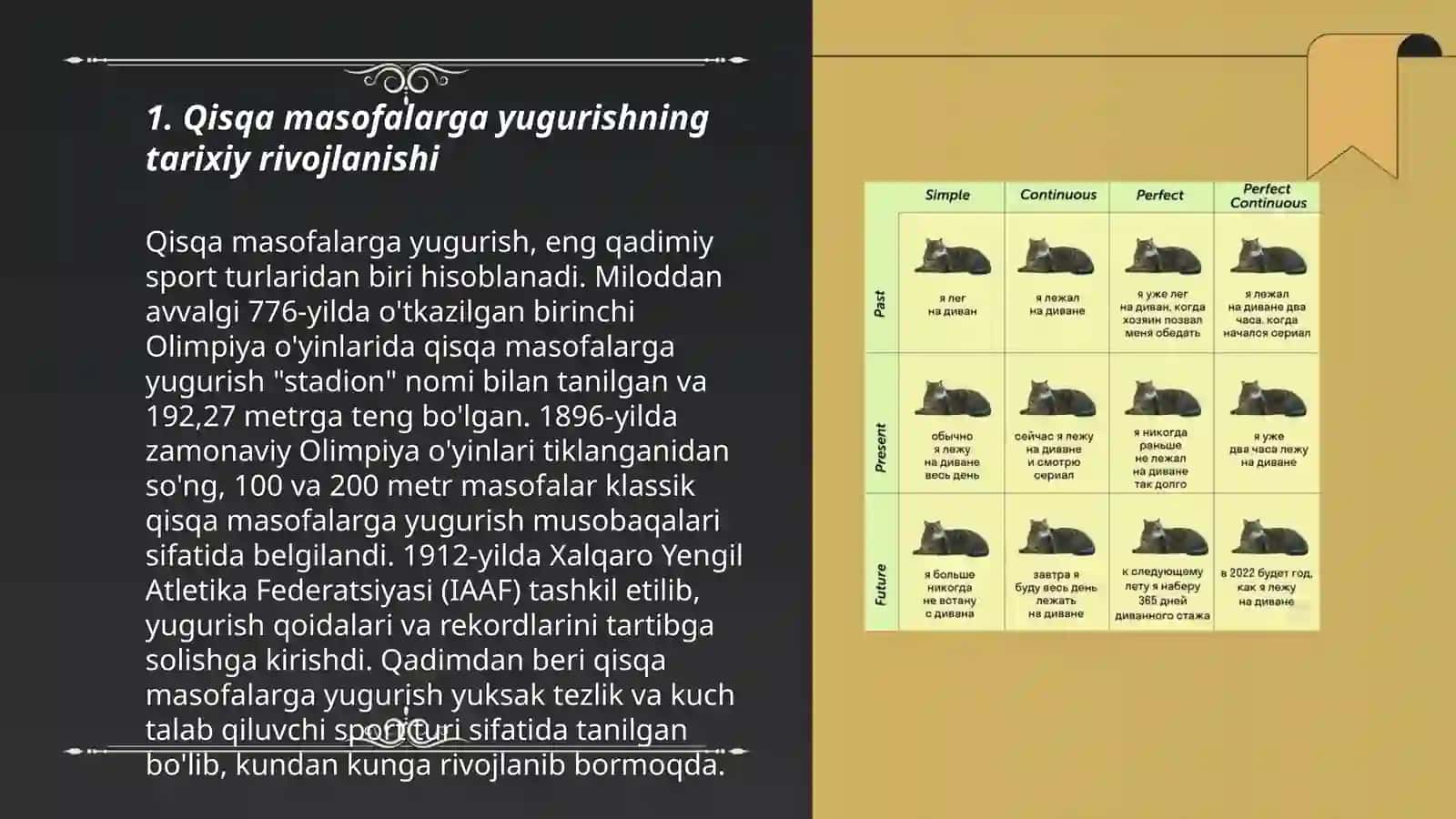 Qisqa masofalarga yugurishning tarixiy rivojlanishi 3