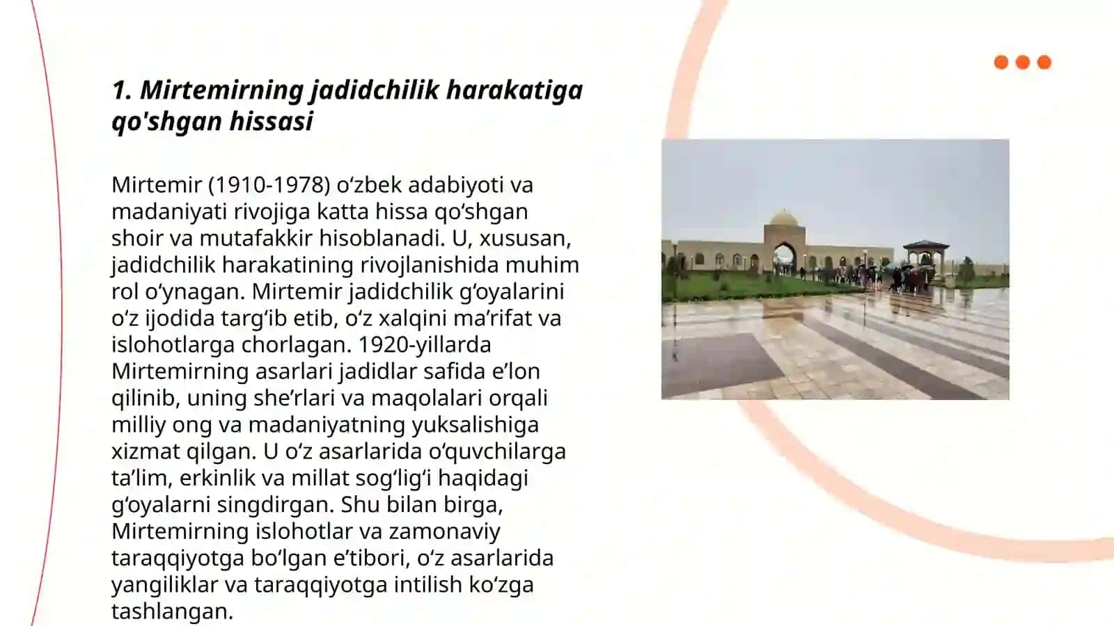Mirtemirning jadidchilik faoliyatiga qo’shgan hissasi 3