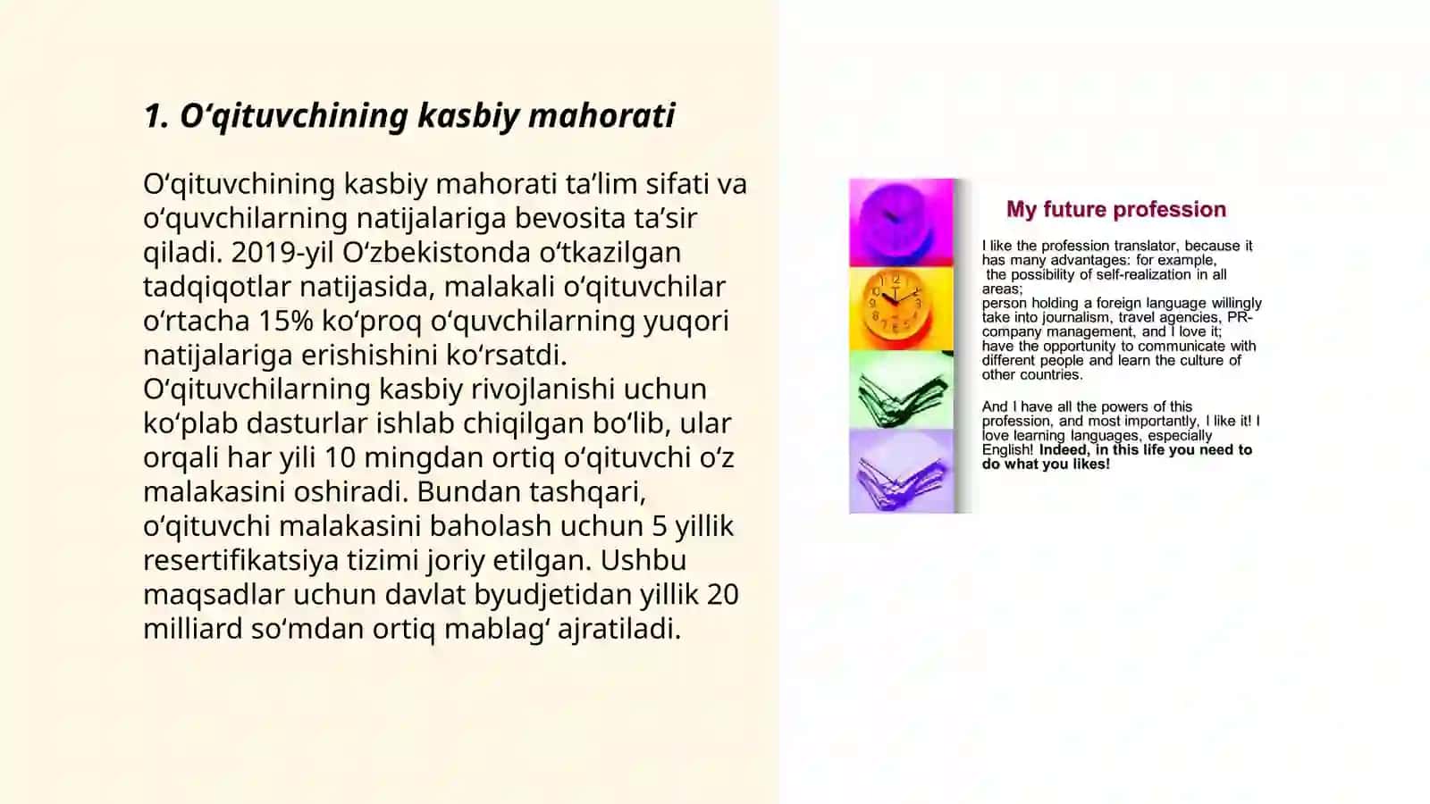 Oʻqituvchi profesiogrammasi va ularning diognostikasi 3