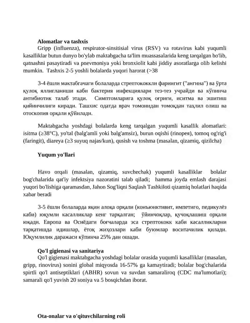 Maktabgacha yoshdagi bolalarda uchraydigan yuqumli kasalliklar 3