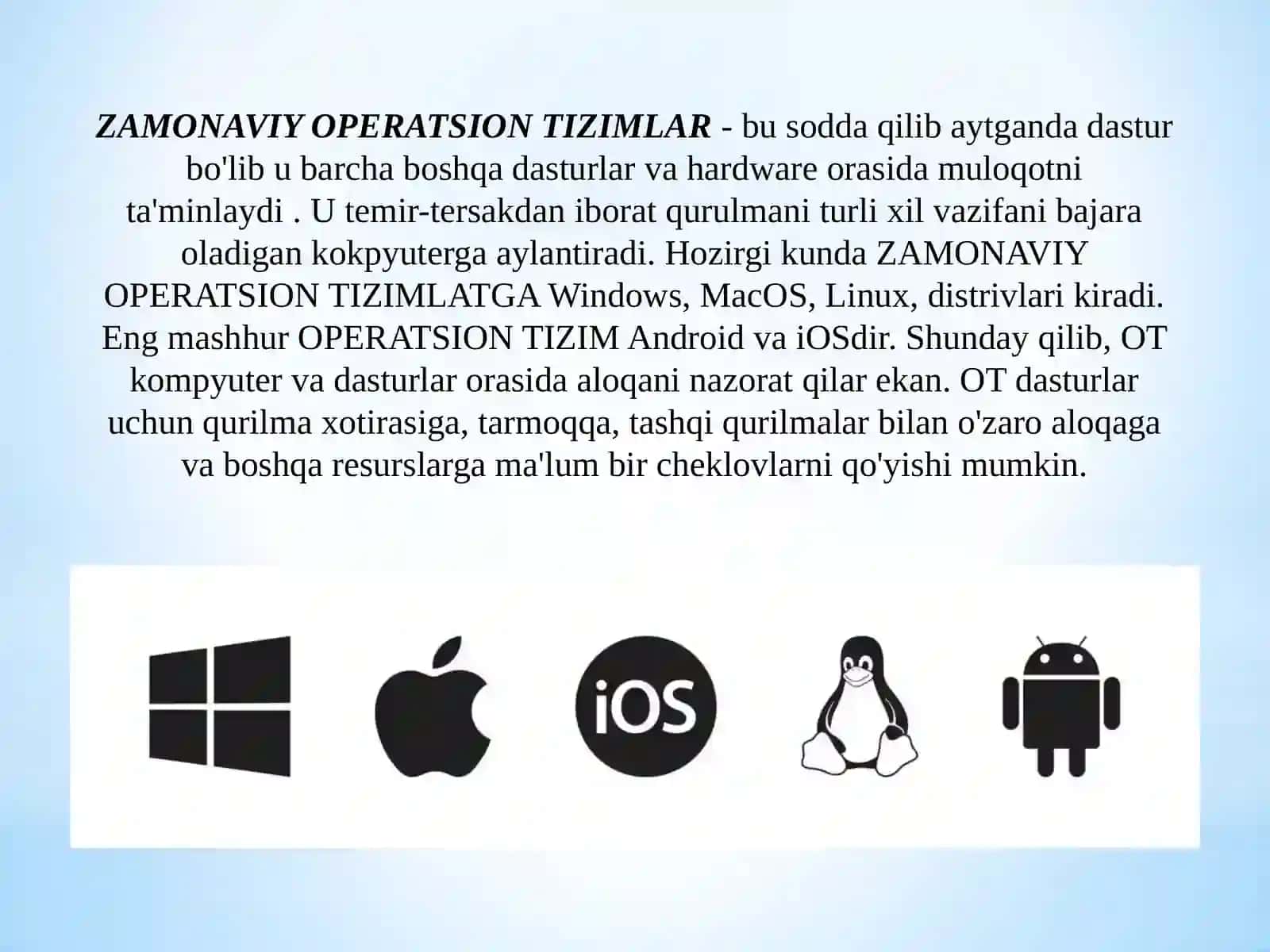 IQTISODIYOTDA AXBOROT KOMMUNIKATSIYA TEXNOLOGIYALARI FANIDAN TAYYORLAGAN MUSTAQIL ISHI 3