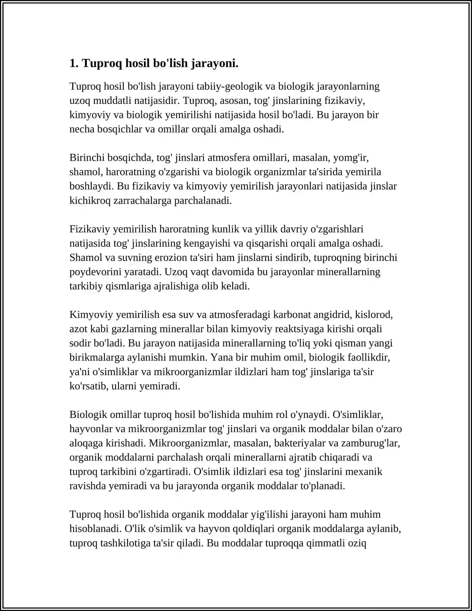 TUPROQ GEOGRAFIK RAYONLASHTIRISH 3
