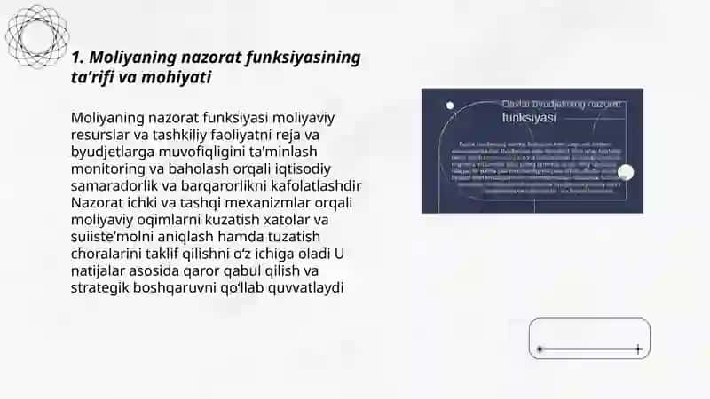 Moliyaning nazorat funksiyasi 3