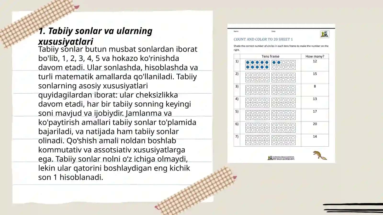 Tabiiy sonlar va ularning xususiyatlari 3