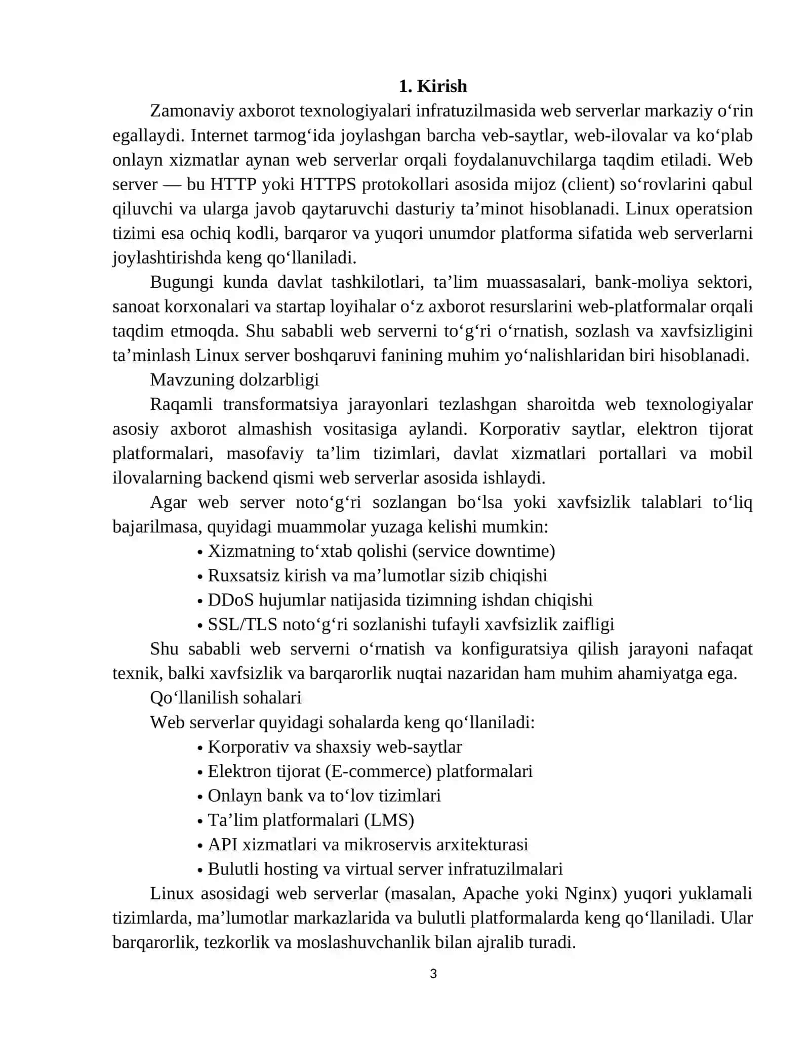 Web serverni o‘rnatish va sozlash 3