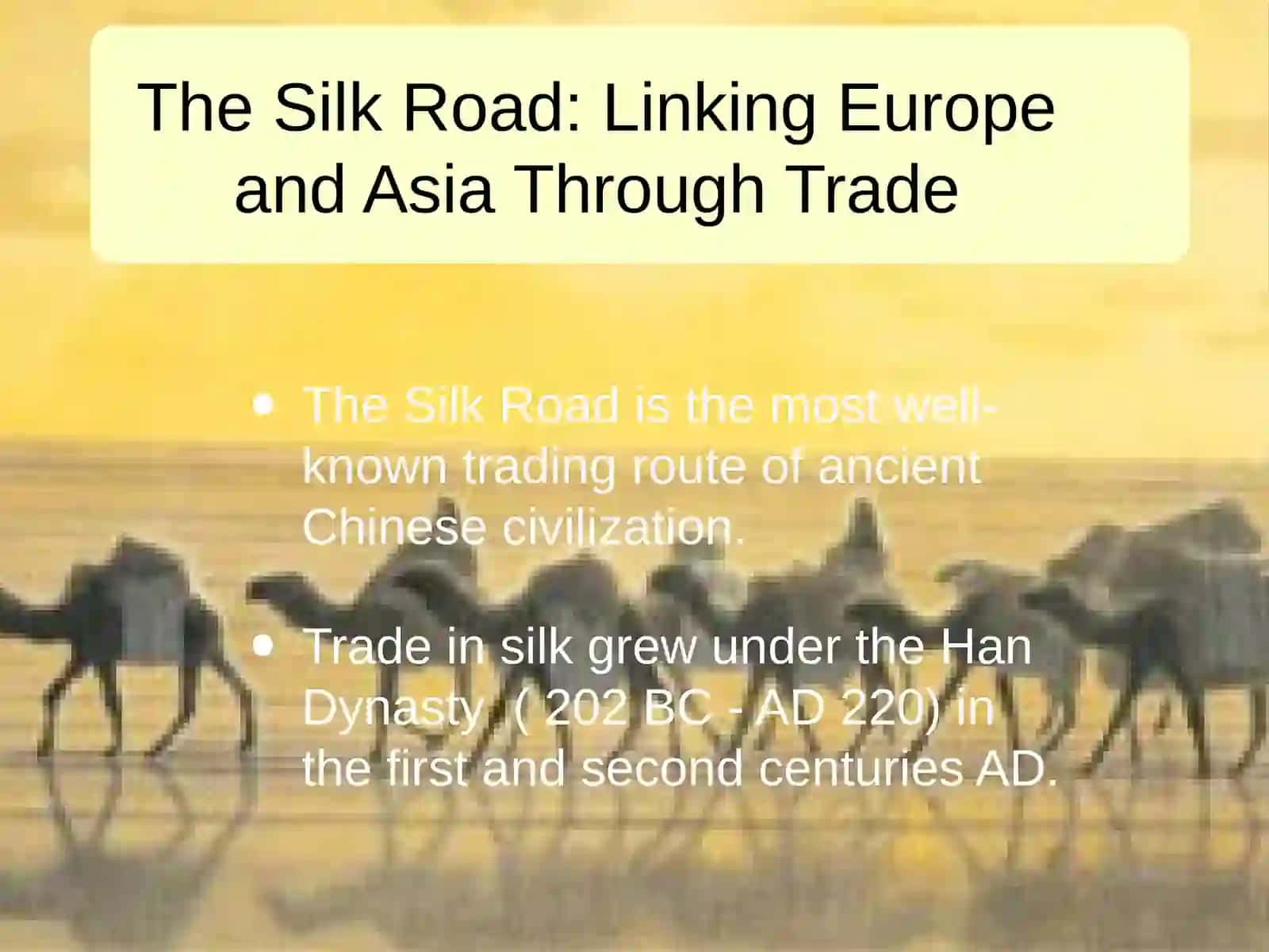 The Great Silk Road 3