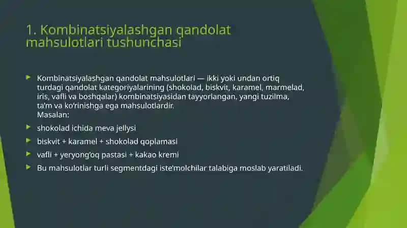 Kombinatciyalashgan yangi turdagi qandolat maxsulotlari ishlab chiqarish 3