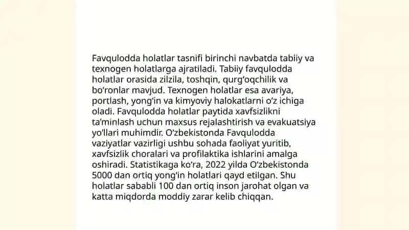Favqulotda holatlar va Unda tibbiy xodim chora tadbirlari 3