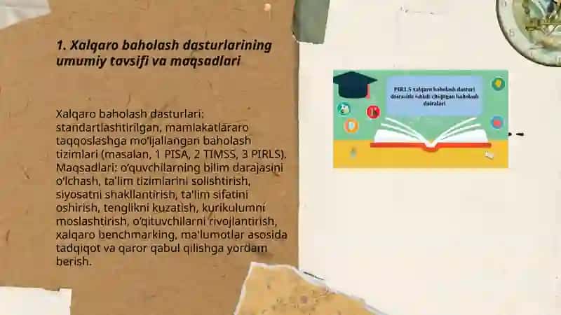 Xalqaro baholash dasturlari va ularning turlari 3