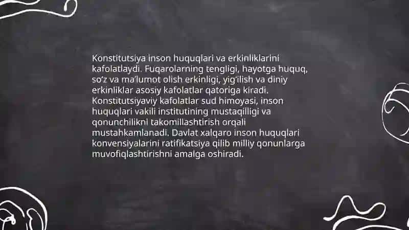 Yangi Ózbekistonda inson haq huquqlari va erkinligining yaratilishi 3