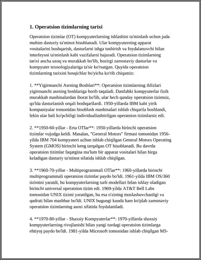SHAXSIY KOMPYUTERLARNING OPERATSION TIZIMLARI 3