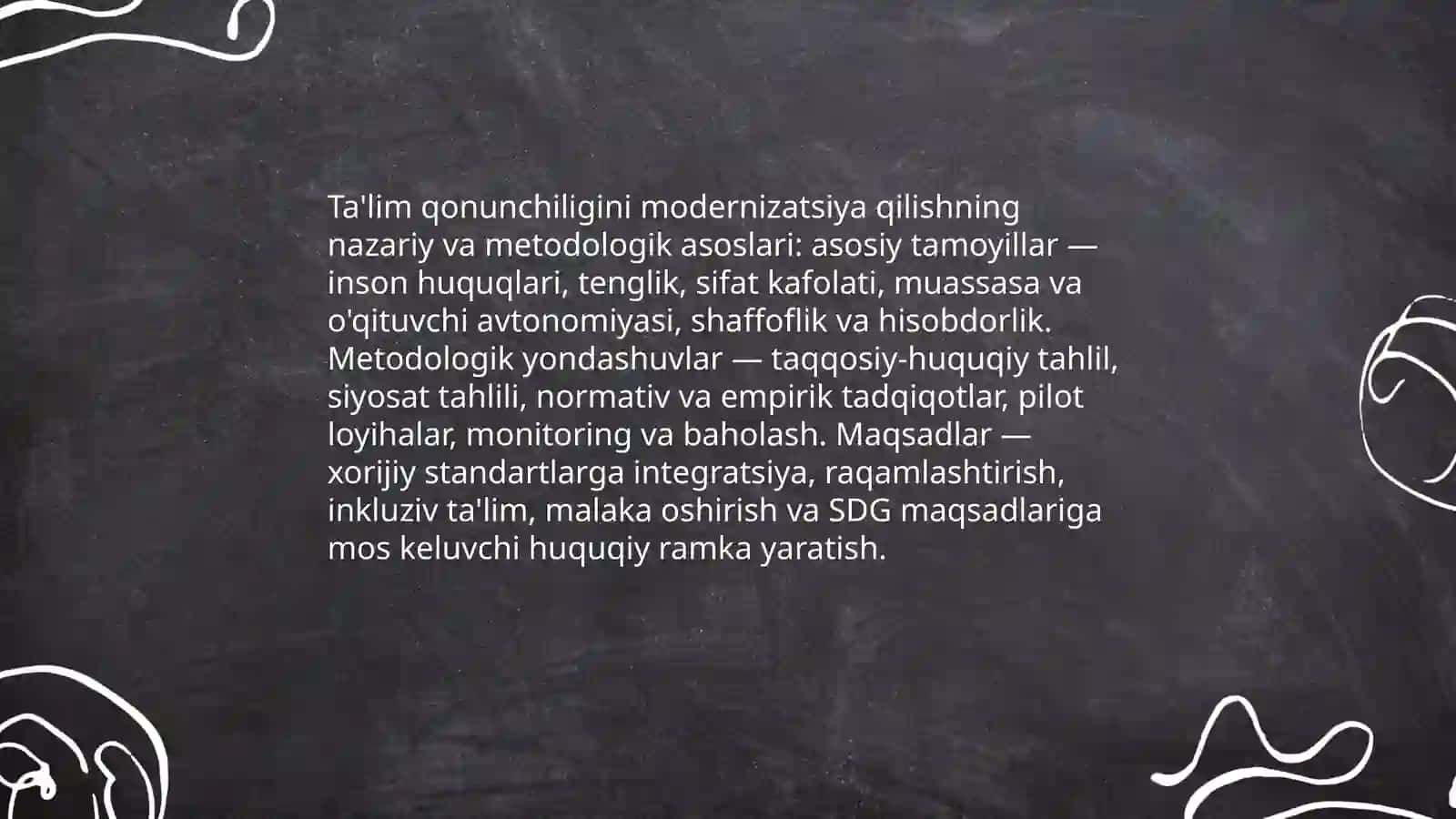 Ta'lim qonunchiligi modenizatsiya. Dunyoda ta'lim rivojining qiyosiy tahlili 3